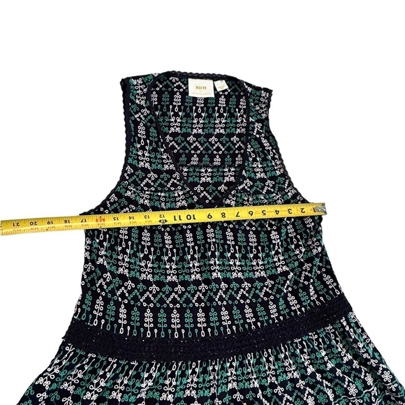 ANTHROPOLOGIE Maeve Cammie Embroidered Eyelet Peplum Tank Top Size Medium - Picture 16 of 17